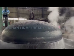 3600mm As516 Gr 70 এলিলিপসাইডাল ডিশ শেষ Asme এলিলিপসাইডাল মাথা মাত্রা তেল গ্যাস ট্যাংক জন্য