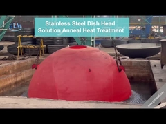 ASME BV PED আইএসও সার্টিফাইড হিমিস্ফিয়ারিক হেড 3800mm ব্যাসার্ধ 50mm বেধ