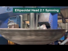 4500 মিমি ব্যাসার্ধ সিউমলেস ডিশড ট্যাঙ্ক হেডস পাইপ ফিটিং ক্যাপ অ্যালোয় স্টিল এলিপটিকাল শেষ