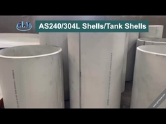 SS304 রোলড স্টিল সিলিন্ডার রেইনলেস স্টিল প্লেট রোলিং রাসায়নিক শিল্পের জন্য