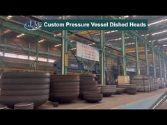 ASME স্ট্যাম্প কার্বন ইস্পাত চাপ সরঞ্জাম জন্য উপবৃত্তাকার ডিশ ক্যাপ