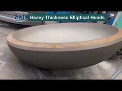 10000mm গরম গঠিত উপবৃত্তাকার ডিশ শেষ জ্বালানী ট্যাংক জন্য আধা গোলাকার ট্যাঙ্ক মাথা ASME