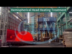 প্রোপেন ট্যাঙ্কের জন্য আধা গোলাকার কার্বন ইস্পাতের শেষ ক্যাপ চাপের মাথা