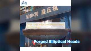 কার্বন ইস্পাত উপবৃত্তাকার মাথা Forging