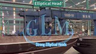 হার্ডকোর স্পিনিং প্রক্রিয়া বড়-আকার উপবৃত্তাকার মাথা forging