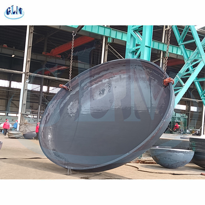SA516 GR.70 N 2:1 সেমি এলিপটিকাল হেড 4600mm ব্যাসার্ধ 80mm বেধ