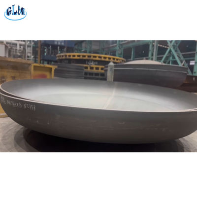 Q235B কার্বন ইস্পাত টরিস্ফেরিকাল ডিশড হেড প্রান্ত তাপ চিকিত্সা এবং উচ্চ মান সহ