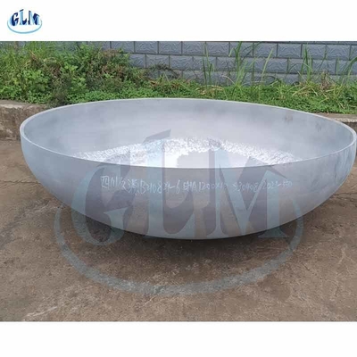 60mm 3200mm GB পাইপ ফিটিং স্টেইনলেস স্টীল ট্যাঙ্ক হেডস শেষ ক্যাপ ISO9001