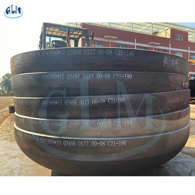 কার্বন ইস্পাত কোল্ড গঠিত ইস্পাত এলিপটিকাল ডিশ মাথা ASME বিভাগ VIII সঙ্গে