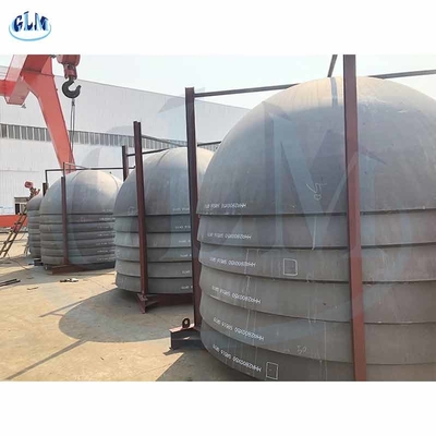 3200mm ব্যাসার্ধ SA387 GR.11 গোলার্ধীয় ডিশ হেড 45mm বেধ