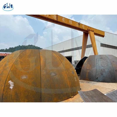 4700mm Dia SA 516 GR 70 গোলার্ধীয় ডিশ হেড নীচে 28mm বেধ
