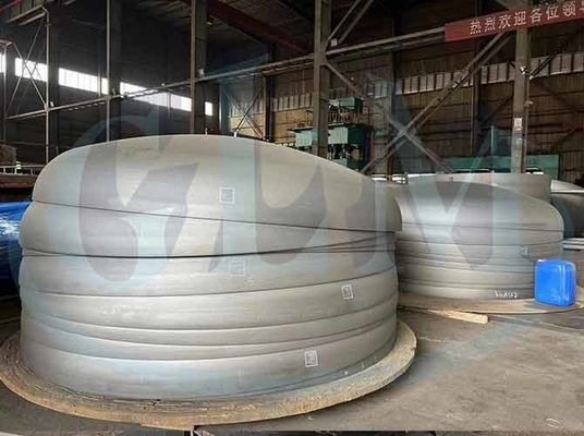 ডায়াটেমার 4600mm বেধ 20mm SA 516 Gr 70 চাপ জাহাজের জন্য উপবৃত্তাকার ডিশ মাথা