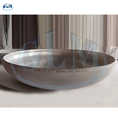 ASME SA517 গ্রেড এ এলিপটিক্যাল ডিশ হেড 2: 1 ব্যাসার্ধ 1300mm বেধ 30mm