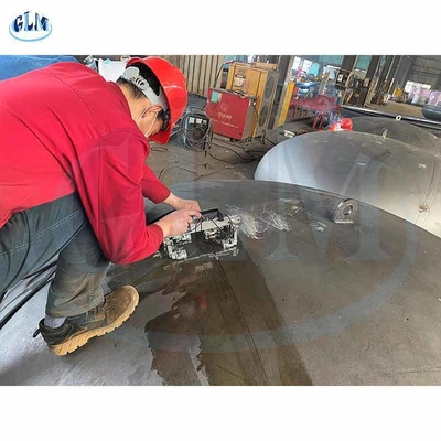 ASME সার্টিফিকেট SA537 2: 1 এলিলিপ্টিক হেডস 8000mm ব্যাসার্ধ 76mm বেধ