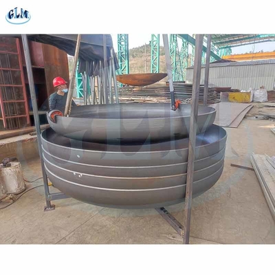 কার্বন ইস্পাত এলিপটিকাল ডিশ হেডস 3500mm ব্যাসার্ধ 20mm বেধ