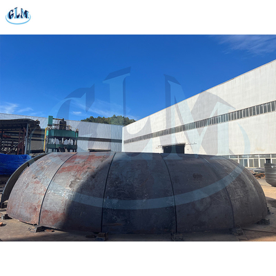 কার্বন ইস্পাত কনিক ট্যাঙ্ক মাথা 9500mm ব্যাসার্ধের জন্য রিঅ্যাক্টর ট্যাঙ্ক