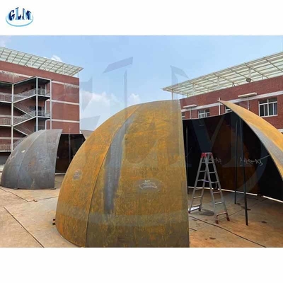 ক্রাউন এবং পেটাল টাইপ প্যাড শেষ 8000mm ব্যাসার্ধ