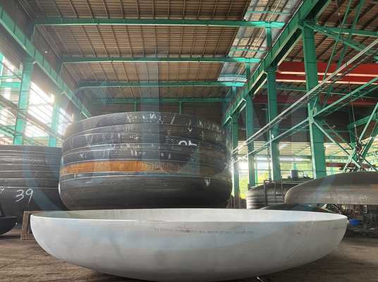 স্টেইনলেস স্টীল 304L Torispherical থালা মাথা 4200mm ব্যাসার্ধ 14mm বেধ