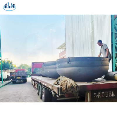 টফডি পরিদর্শন সহ স্টোরেজ ট্যাঙ্কের জন্য গরম গঠিত কার্বন ইস্পাত ডিশড হেডস