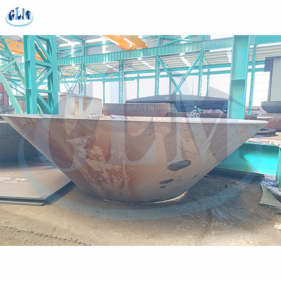 কাস্টমাইজড ইস্পাত শঙ্কু সেগমেন্ট ট্যাঙ্ক মাথা স্বাভাবিক তাপ চিকিত্সা