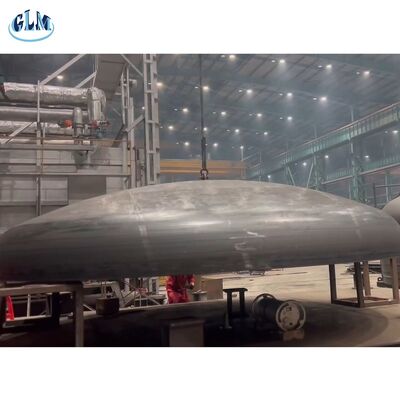 কাস্টমাইজযোগ্য চাপ 4200 মিমি ব্যাসার্ধের টরিস্ফেরিকাল ডিশ হেড চাপের পাত্রে গরম চাপ দিয়ে