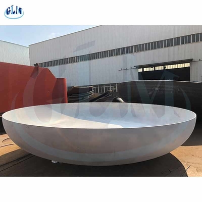 SS316L ASME 89mm উপবৃত্তাকার ডিশ হেড চাপ জাহাজ গম্বুজ শেষ GB