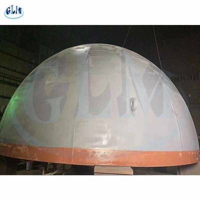 গোলার্ধের ডিশযুক্ত ট্যাঙ্ক হেডস