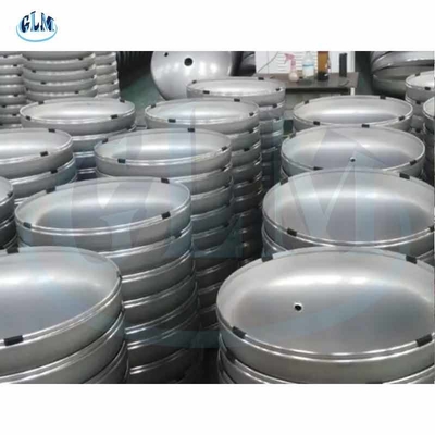 SS304 ASME 5000MM 40 ইঞ্চি মেটাল ট্যাঙ্ক শেষ ক্যাপ পাইপ ফিটিং জন্য উপবৃত্তাকার ডিশ শেষ