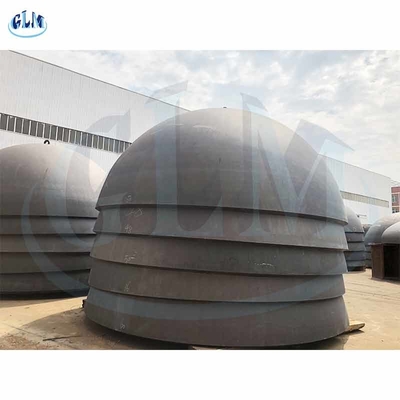 3.5 " 100mm চাপ জাহাজ ডিশ হেড অ্যালুমিনিয়াম ট্যাংক স্টেইনলেস স্টীল 304L