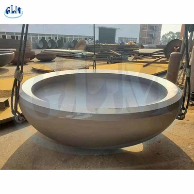 89MM 100MM হট প্রেসিং সেমি এলিলিপ্টিক হেড ASME চাপ জাহাজ গম্বুজ শেষ