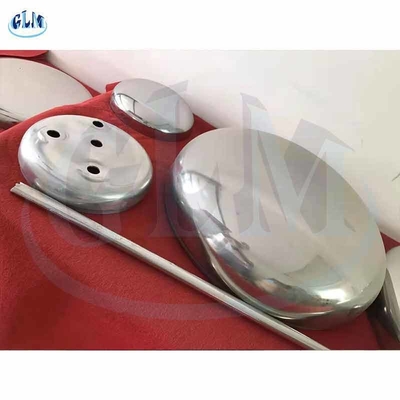 304L 316L ASME এলিপটিকাল স্টেইনলেস স্টীল ডিশ হেড মাত্রা এলিপটিকাল ডিশ