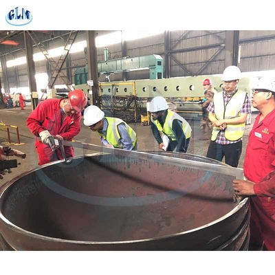 89mm 200mm স্টেইনলেস স্টীল গোলাকার মাথা পেট্রোলিয়ামের জন্য অর্ধ-অল্লিপসাইডাল মাথা
