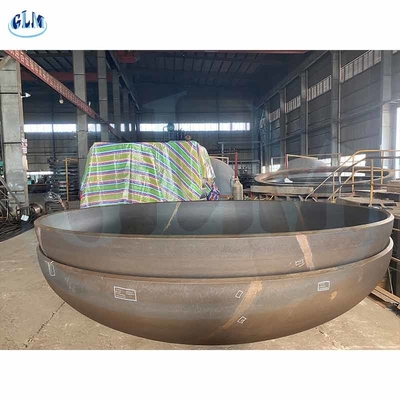 8000mm ASME বালি ব্লাস্টিং স্টেইনলেস স্টীল ডিশ হেডস চাপ জাহাজ গম্বুজ শেষ