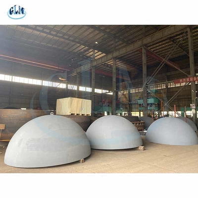 5mm 90MM কার্বন ইস্পাত চাপ জাহাজ ডিশ শেষ গোলার্ধ মাথা ক্যাপ ASME