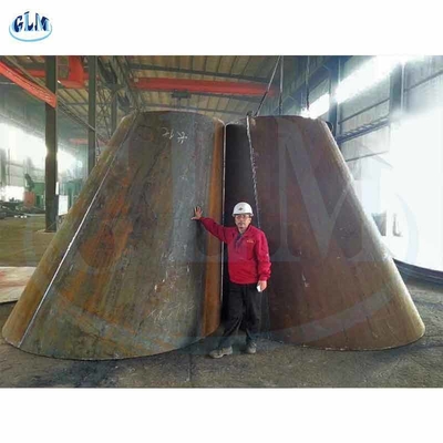 PED 300mm 89MM সিলিন্ডার কনিক ট্যাংক মাথা মুকুট ব্যাসার্ধ ইলিপসয়েডাল ধাতু থালা