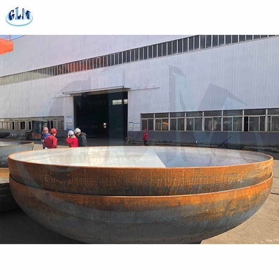316L 321 স্টেইনলেস স্টীল ডিশ ট্যাঙ্ক মাথা ডিশের প্রকারগুলি শেষ চাপের পাত্রে