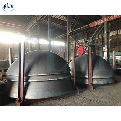 SA516 Gr70 89mm গোলার্ধীয় মাথা চাপ জাহাজ শেষ ক্যাপ সেমি গোলার্ধ স্পিনিং পাইপ