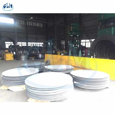 চাপ জাহাজ 89mm এলিপটিকাল নীচে জন্য ফ্ল্যাট ডিশ মাথা 316L স্টেইনলেস স্টীল
