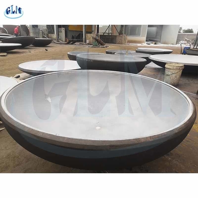 ASME 150mm কার্বন ইস্পাত ডিশড হেডস এলিপটিক্যাল ট্যাঙ্ক স্টেইনলেস স্টীল 316L