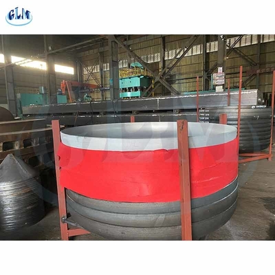 16Mn Q345B ASME স্ট্যান্ডার্ড ফ্ল্যাঞ্জযুক্ত এবং ডিশযুক্ত মাথা আকার ASME