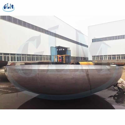 SS304 200MM তরল স্টোরেজ ট্যাংক আধা উপবৃত্তাকার হেড কভার Q345B জাহাজ ডিশ শেষ