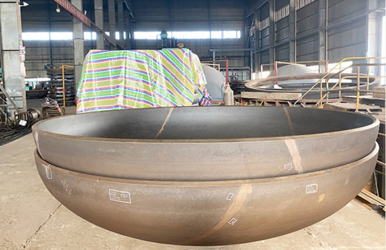 12000MM 3MM Ss304 সেমি এলিপটিকাল ডিশ হেড মাত্রা 2 থেকে 1 গোলার্ধীয়