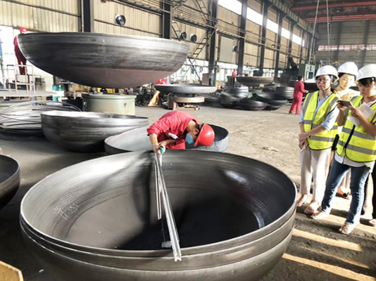 89MM 2000MM Semi-Elyptical Stainless Steel Dish Head For Boilers And Containers পিইডি জিবি