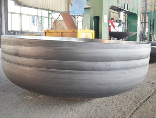 SA516 Gr70N 1100 X 80mm চাপ জাহাজের জন্য ডিশ শেষ গম্বুজ শেষ ক্যাপ ডিশ মাথা