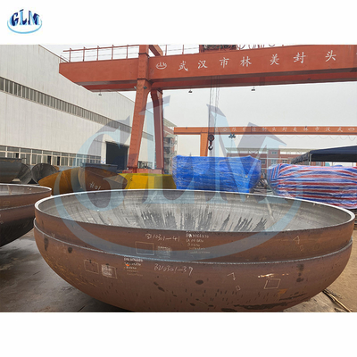 Diatemer 1900mm Thickness 12mm SA 516 Gr 70 Elliptical Dish Head 2:1 জাহাজের জন্য