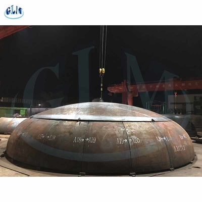 ব্যাসার্ধ 4800mm 304l উপবৃত্তাকার ডিশ মাথা 2: 1 বেধ 20mm