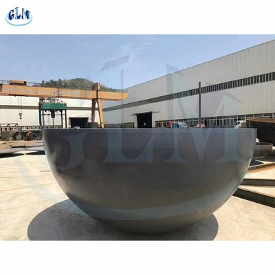 ASME BV PED আইএসও সার্টিফাইড হিমিস্ফিয়ারিক হেড 3800mm ব্যাসার্ধ 50mm বেধ
