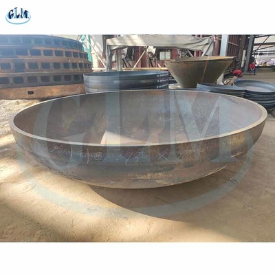 কার্বন ইস্পাত এলিপটিকাল ডিশ শেষ 2950mm ব্যাসার্ধ 38mm বেধ