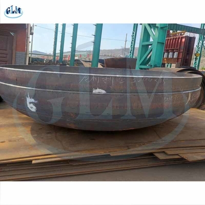 কার্বন ইস্পাত ডিশ ট্যাঙ্ক মাথা আকৃতির মাথা 5200mm ব্যাসার্ধ 25mm বেধ