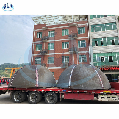 কার্বন ইস্পাত গোলাকার মাথা 5200mm ব্যাসার্ধ 20mm পুরু